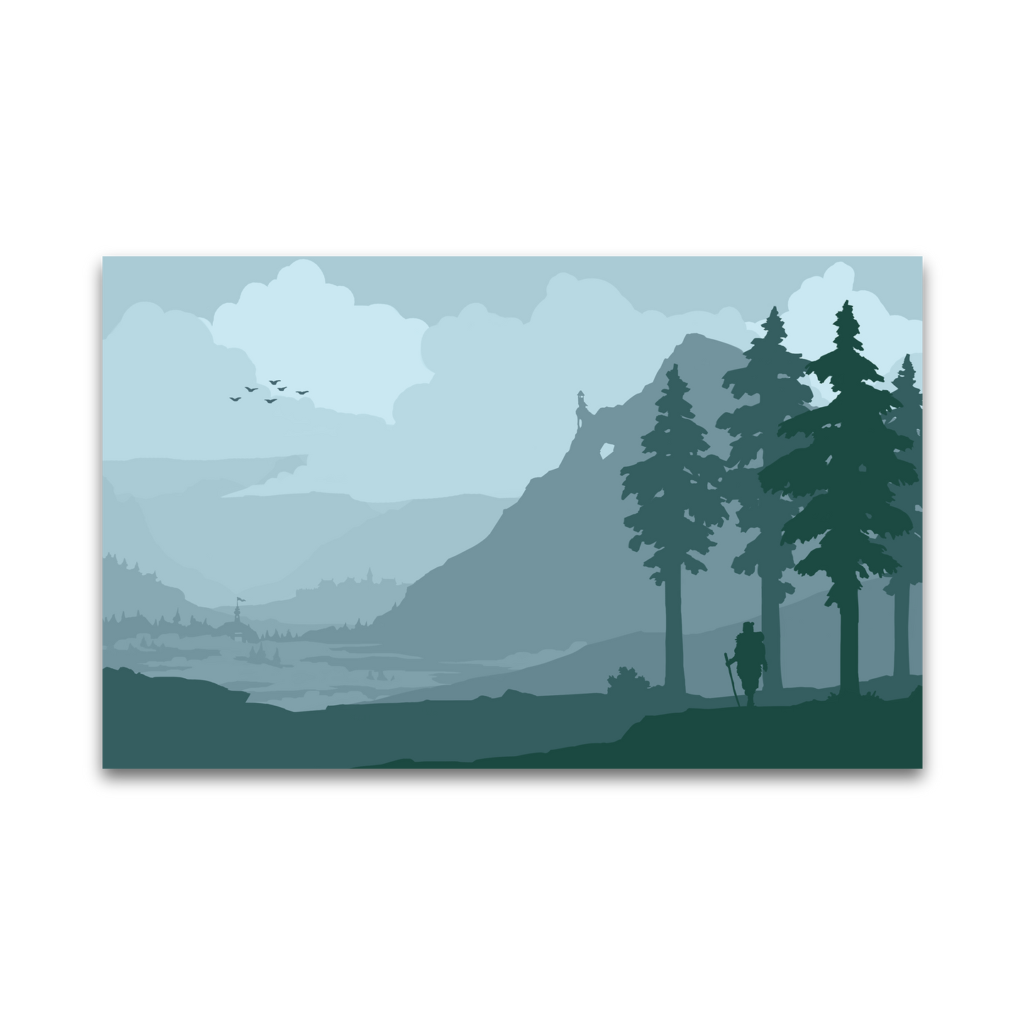 Home At Last — Minimalist Print