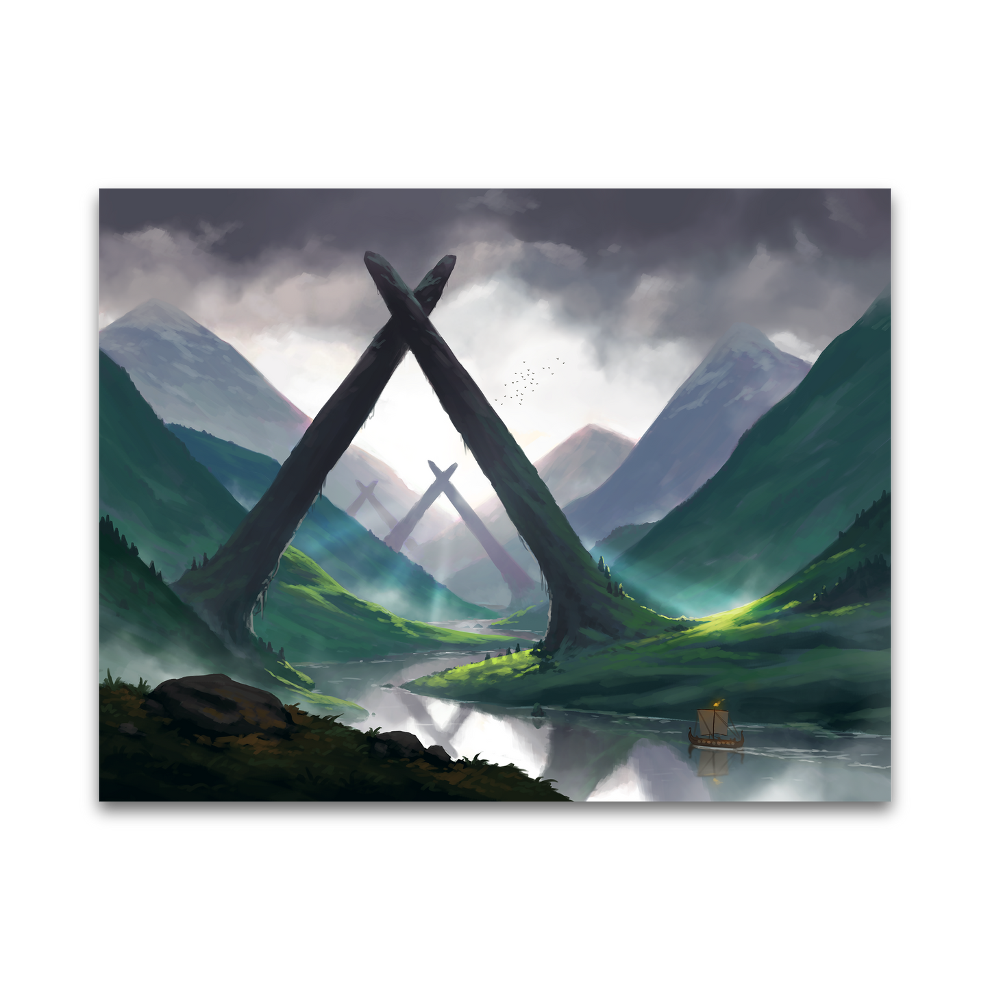 The Neck of the Stonegiants — Print
